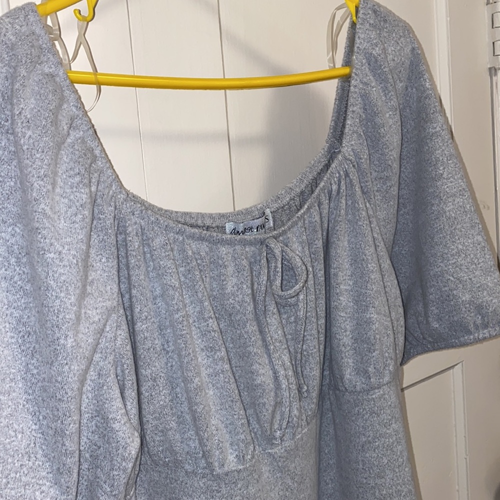 Almost Famous 3X Pale Gray Dress - Picture 13 of 14